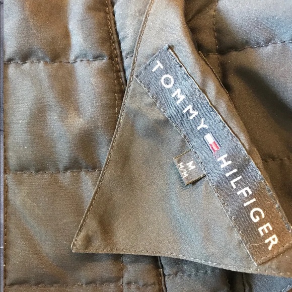 Tommy Hilfiger Men’s Reversible Windbreaker Light Puffer Coat Red Blue M - Picture 9 of 12